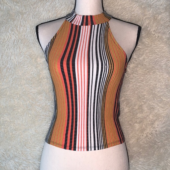 Zara Tops - Zara Striped Crop Top